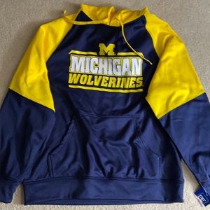 Michigan Wolverines Hooded Sweatshirt NWT Size M
